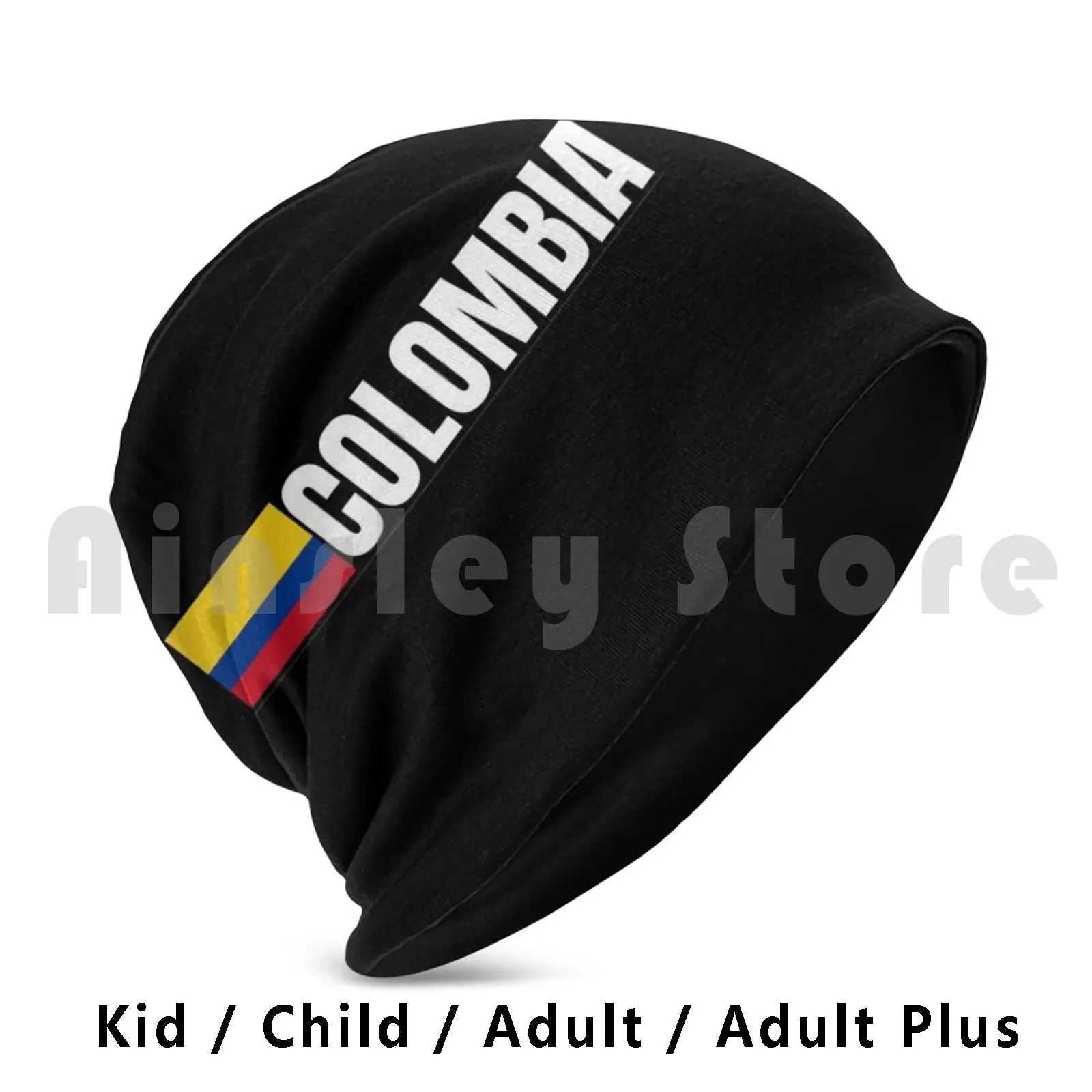 Gorros de Colombia Gorro tipo jersey Cómodo Bandera de Colombia Kolumbien Kolombaner Spanisch Bogotá J Balvin Cali