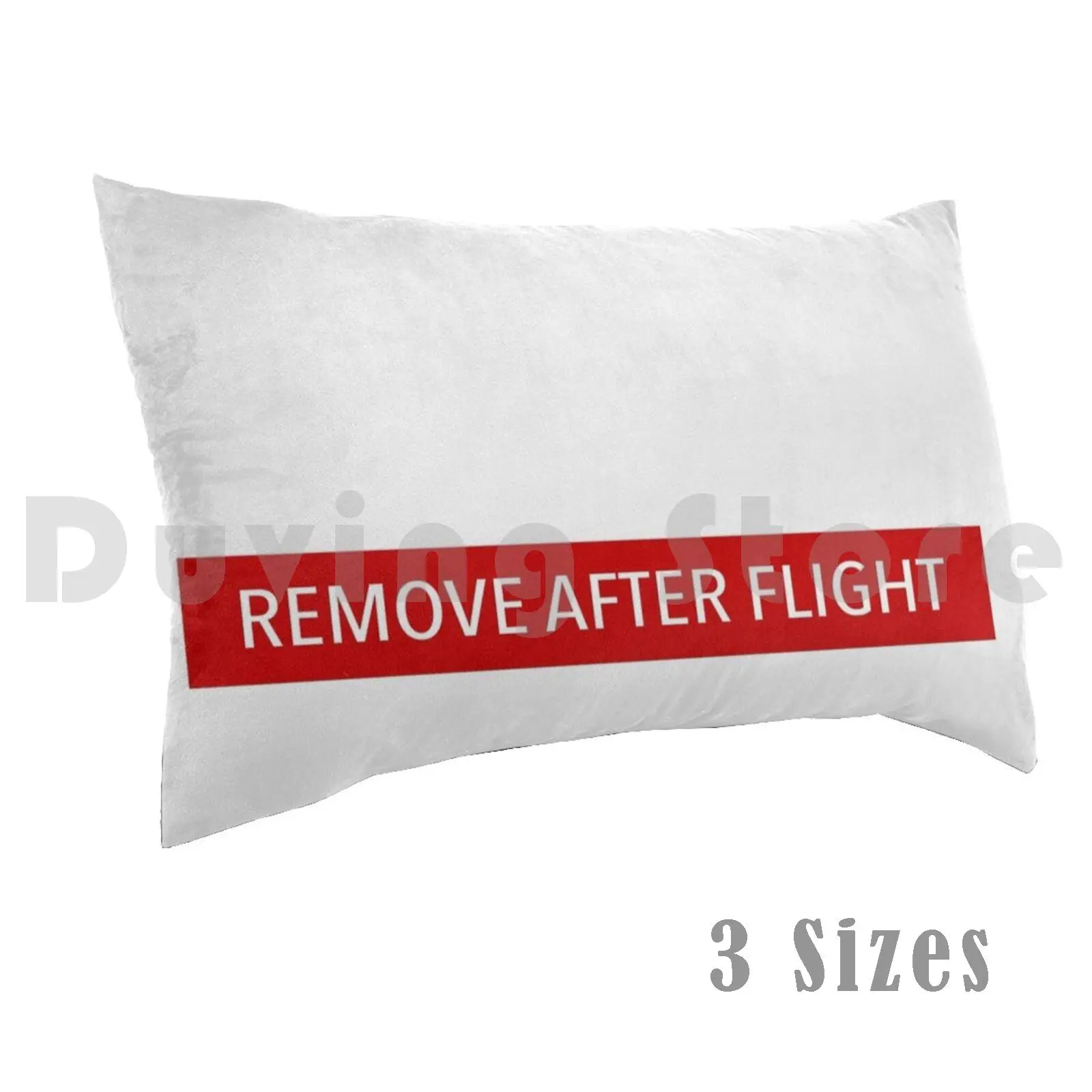 

Remove After Flight ( Red / White ) pillow Case DIY 50 * 70 Aviation Flight Flying Safety Safety Flight Tag