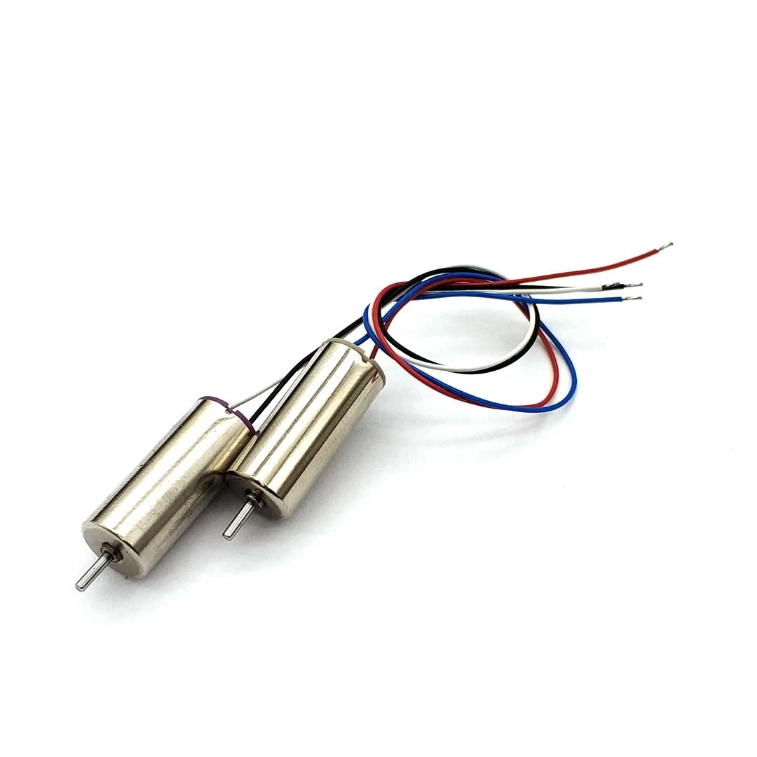 1 paire 8520 sans noyau moteur 4.2V 58000 tr/min haute vitesse moteurs pour RC modèle avion grande puissance creux tasse moteur arbre Dia 1.1mm