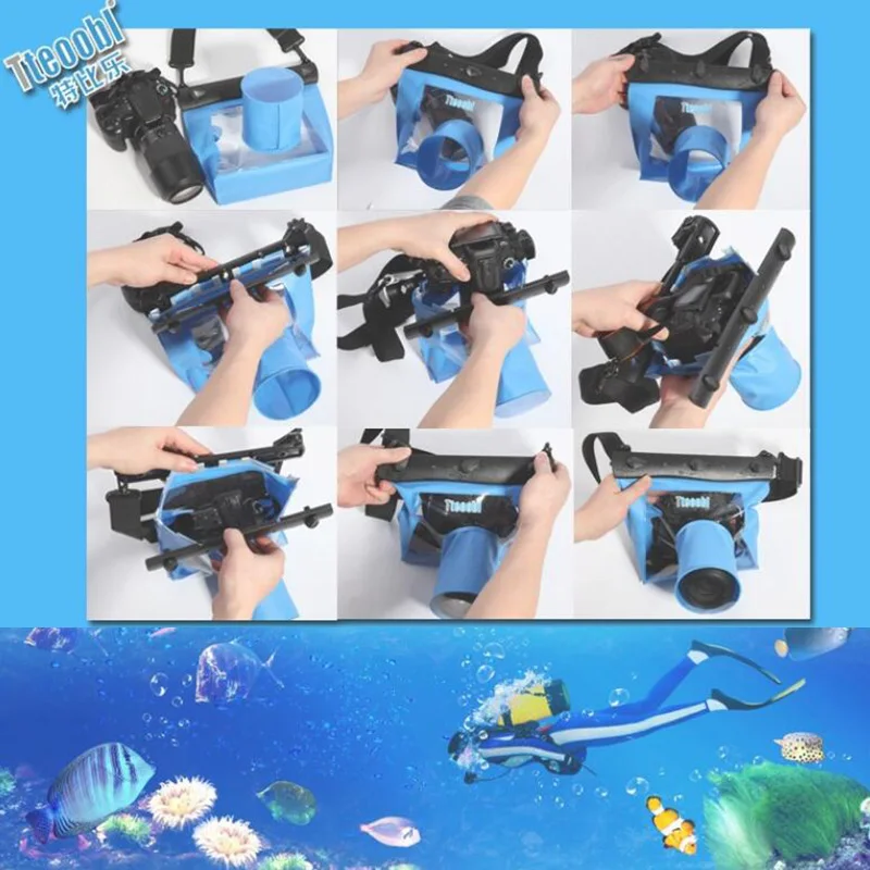 20M Underwater Diving Bag Slr Camera Housing Case Pouch Dry Bag Camera Waterproof Dry Bag for Canon Nikon Dslr Slr