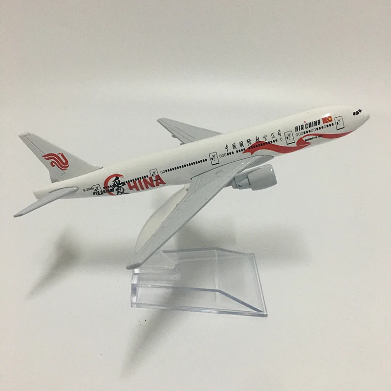 JASON TUTU – modèle d'avion en métal moulé, avion à échelle 1/400, 16cm, AIR China Boeing B777, livraison directe d'usine