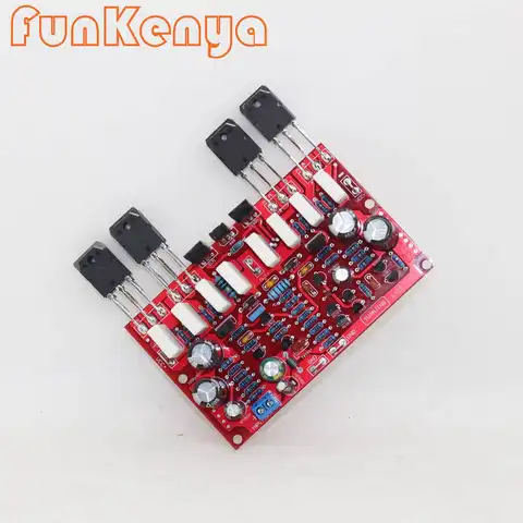 1 Pair Finished Dual Channel Power Amplifier Board 200W*2 L20 High KEC B817 D1047 A1930 C5171