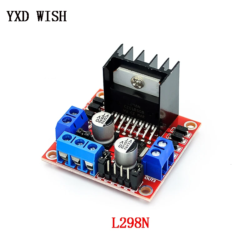 5PCS L298N Motor Drive Controller Board L298 DC Dual H Bridge Robot Stepper Motor Control Drives Module For Arduino Smart Car