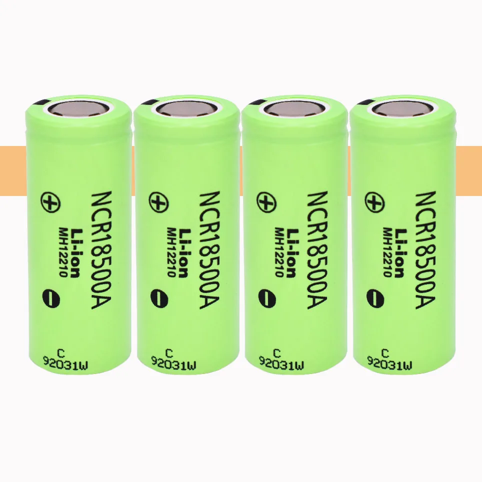 100% Original 3.7V 18500 2040mah Lithium ion Battery  For Panasonic NCR18500A 3.6V Battery for Toy Torch Flashlight ect