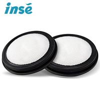 2Pcs Filter Pad for INSE I5 Corded Vacuum Cleaner Washable Filter Replacement