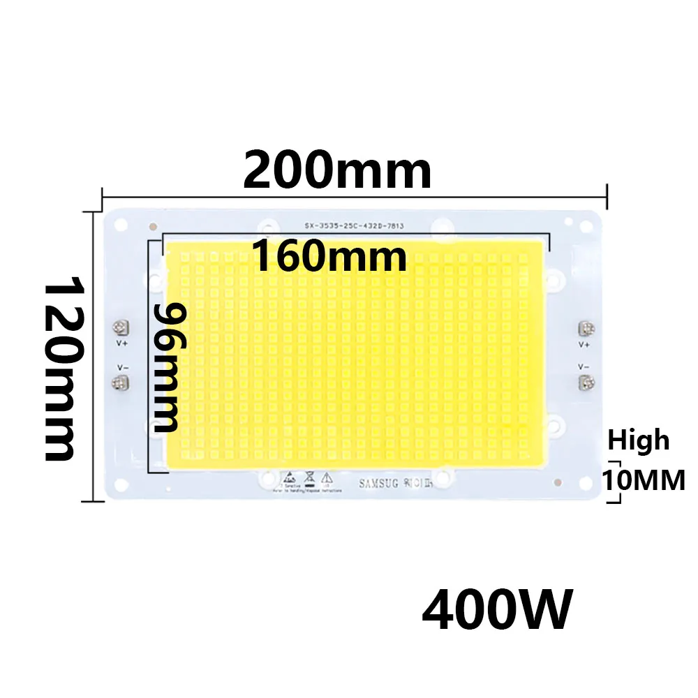 Circuito Integrato del LED 400W 600W Luce COB 70-75V Ad Alta Potenza 4000mA HA CONDOTTO LA Lampadina PANNOCCHIA di Chip Freddo bianco Per la Luce