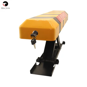 LPSECURITY 2 Remote Control Folding Fold Down Security Parking Lock Barrier Bollard Post With Lock and Bolt (NO BATTERY INCLUDED)