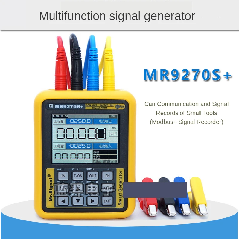 Upgraded MR9270S+ 4-20mA Signal Generator Calibration Current voltage PT100 thermocouple Pressure transmitter Logger