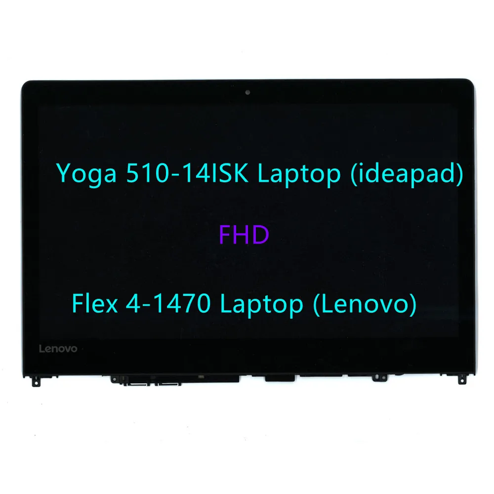 

Для Lenovo Flex 4-1480 5D10L45870 80SA0003US 14 "FHD ЖК светодиодный сенсорный экран монтаж с рамкой дигитайзера