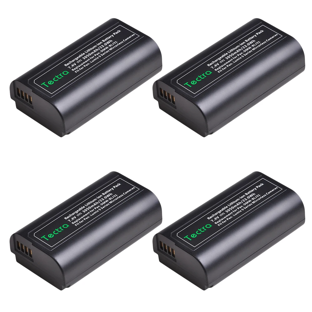 3050mAh DMW-BLJ31 Battery for Panasonic LUMIX S1, S1R, S1H Mirrorless Cameras DMWBLJ31 Battery