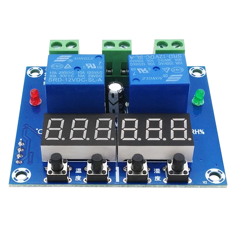 XH-M452 Temperature and Humidity Control Module Digital Display Dual Output