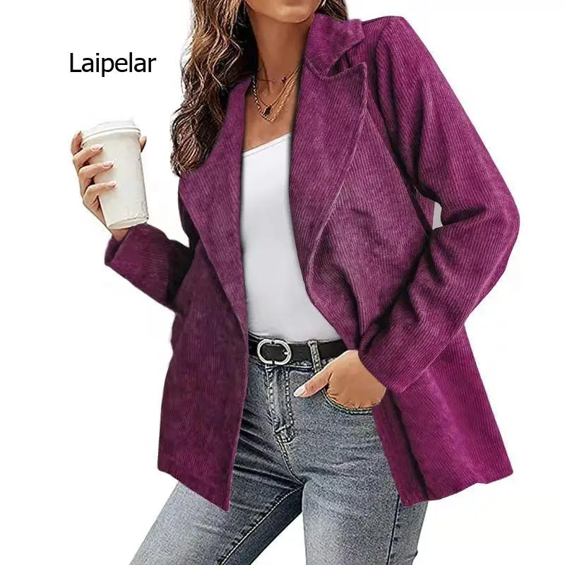 Women Autumn Cardigan Blazer Formal Long Sleeve Ladies Jacket Office OL Elegant Business Slim Suit Coat Blazer Female