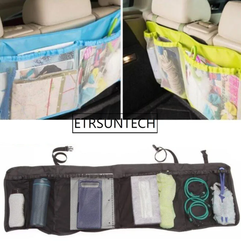 50pcs Car Seat Back Bag Holder Hangging Bags Storage Organizer Pockets Travel Stowing Tidying Universal For Van Truck