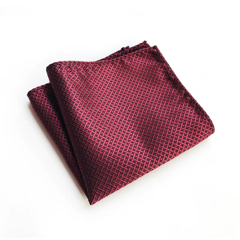 Fashion 25x25cm Silk Polyester Pocket Towel Retro Hankerchief Scarves Vintage Hankies Men's Pocket Square Handkerchiefs