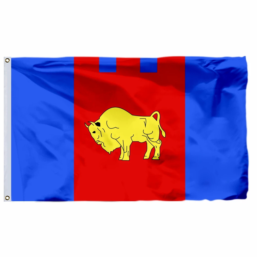 Belarus Brest Voblast Flag 90x150cm 3x5ft 100D Polyester Double Stitched High Quality  60x90cm 21x14cm Banner