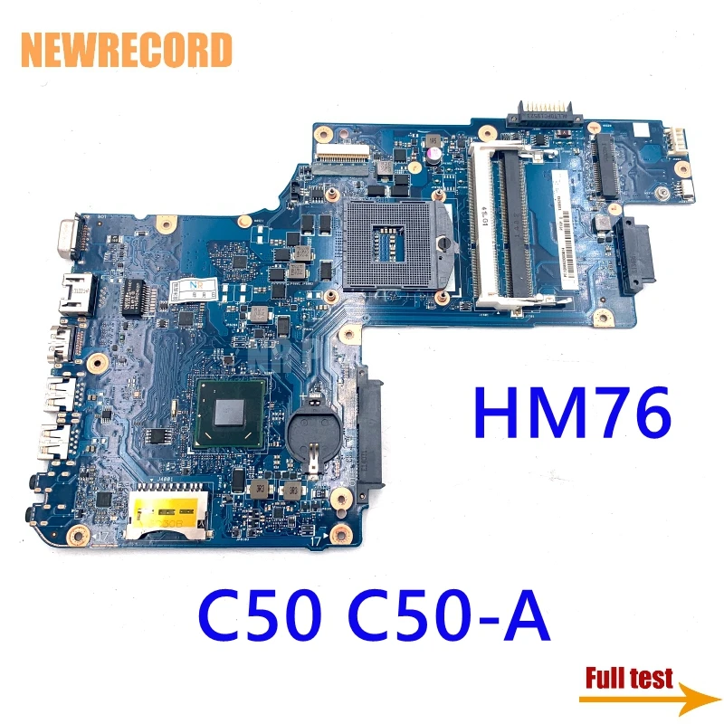 For Toshiba Satellite C50 C50-A  H000062010 H000061930 Laptop Motherboard J8C HM70 HM76 DDR3 UMA HD Main Board Full Test