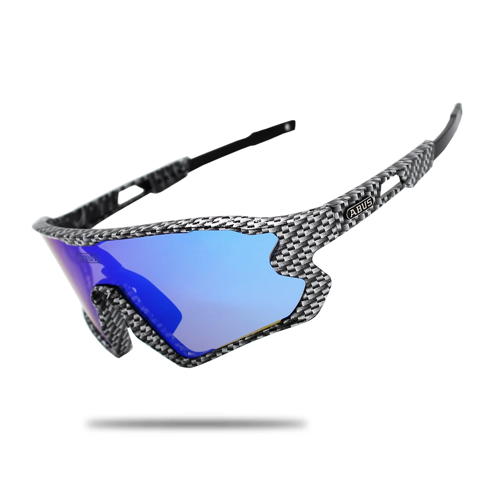 5 Lens Polarized Men\'s Sunglasses Outdoor Sports Bike Bicycle Sunglasses Gafas MTB Cycling Glasses Eyewear Peter Goggles Man