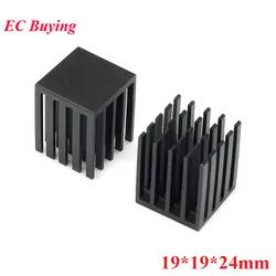10pcs/1pc 19*19*24mm Aluminum Heatsink Heat Sink Radiator Cooling cooler For Electronic Chip IC LED computer 19x19x24mm