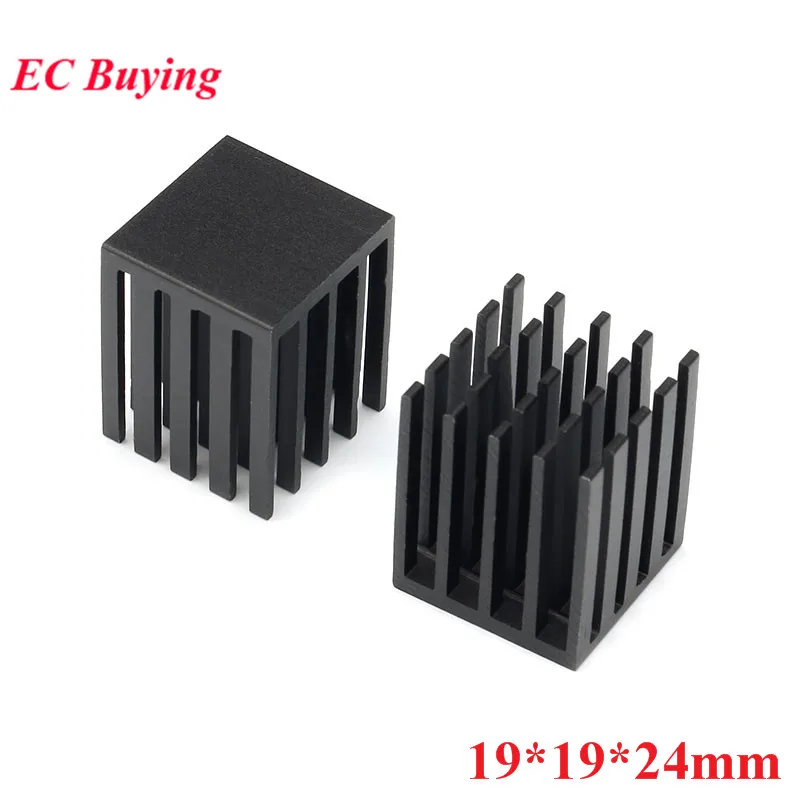 10pcs/1pc 19*19*24mm Aluminum Heatsink Heat Sink Radiator Cooling cooler For Electronic Chip IC LED computer 19x19x24mm