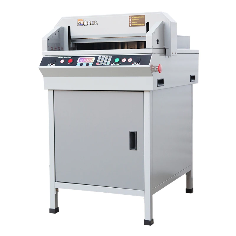 A3 Heavy Electric Paper Cutter High-speed Automatic CNC Double Rail Push Tender File Book Paper Cutter Machine Large Crop Tool