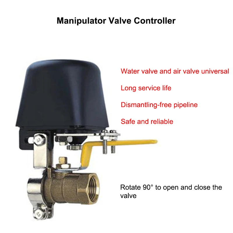 

DN15 DN20 Manipulator Valve Controller Gas Pipeline Manipulator Ball Valve For Pipeline Water/Gas Valve Shutoff 12V 1A