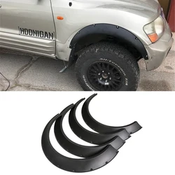 Estensori della protezione del parafango del sopracciglio dell'arco della ruota 1997-2022 per Jeep Wrangler TJ JK JL TJ Compass Renegade accessori auto nero