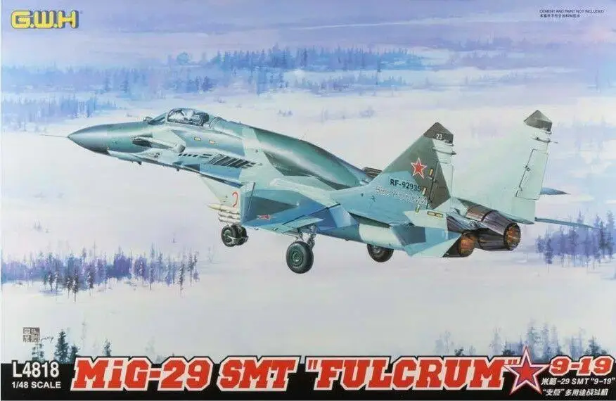 

Комплект моделей Great Wall Hobby L4818, масштаб 1/48, MiG-29 SMT, «FULCRUM» 9-19