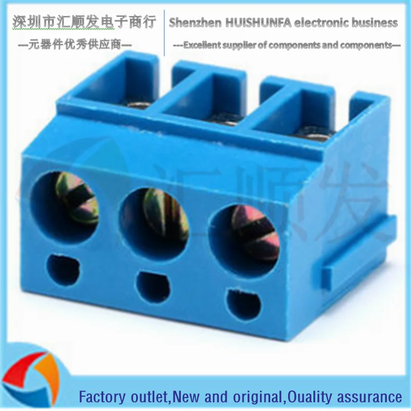 10PCS!!! KF300 KF301-5.0 screw PCB terminal spacing 5.0MM 5.08MM connector 2P 3P