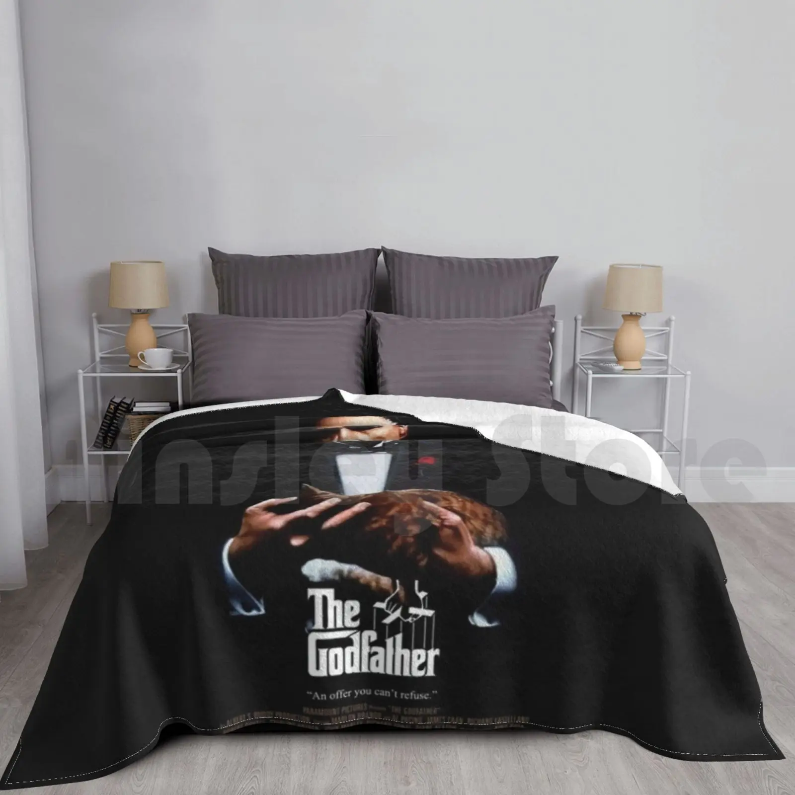 The Godfather Blanket Fashion Custom 2755 God Father Godfather Francis Coppola Al Pacino Movies Film Films