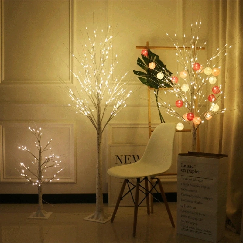 Tree Lighting Illuminated Tree Lights LED Christmas Simulation Tree Lamp Emulate The Branch Shape Lamp Home Holiday Decoration