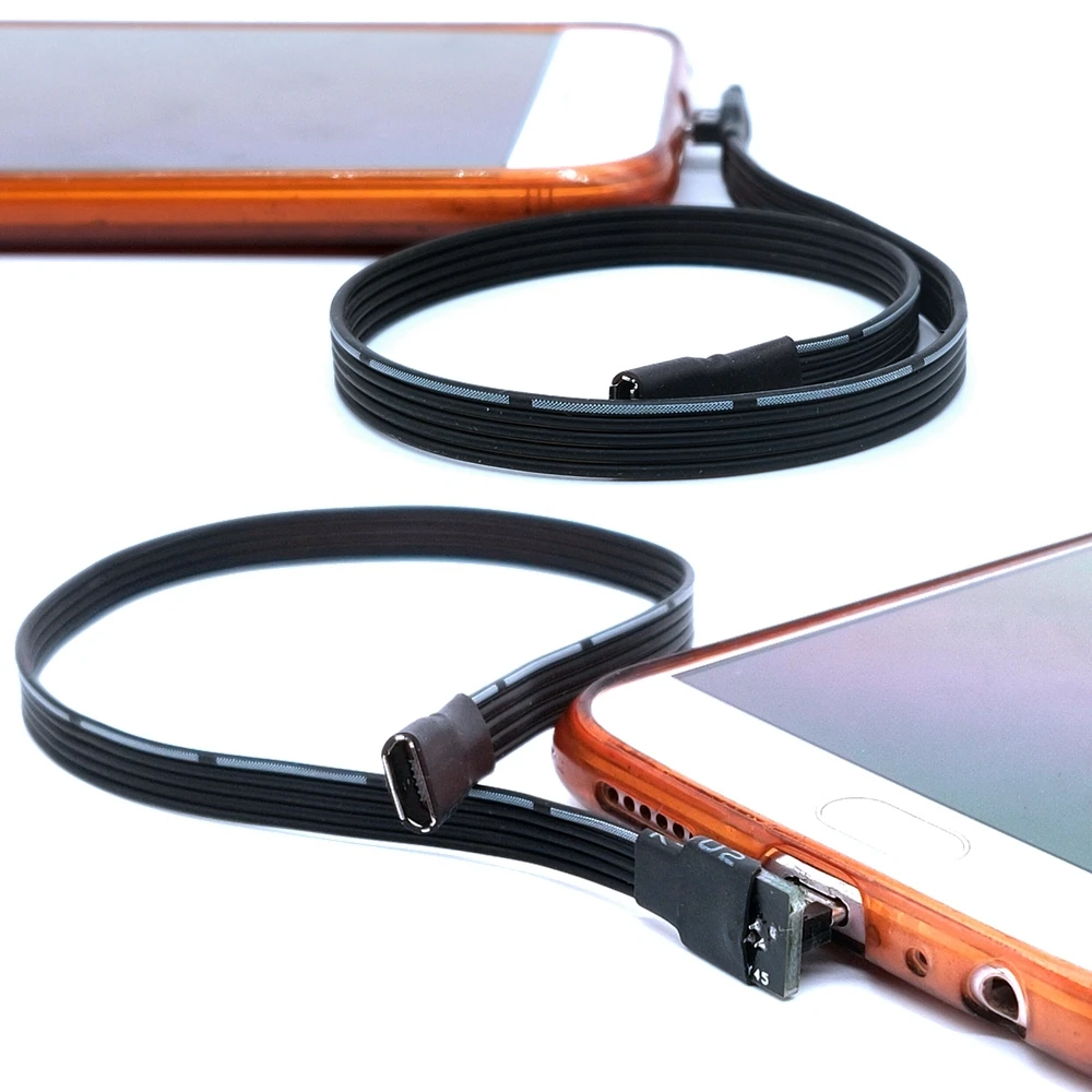 10CM 1mMicro USB Weiblichen zu Micro USB Männlichen F/M Verlängerung Extender Datum Lade Kurze OTG Kabel Schwarz 10cm 20CM 50CM