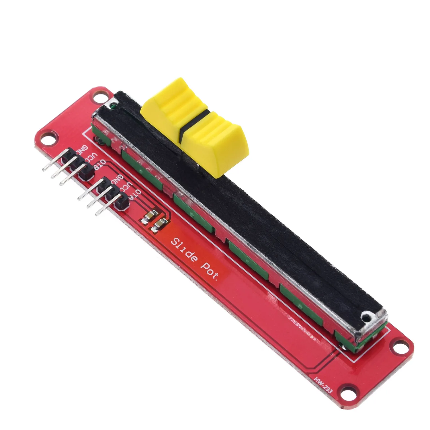TZT 1/3PCS Schiebepotentiometer 10K Linearmodul Doppelausgang für Arduino AVR Elektronikbaustein – Detail 2