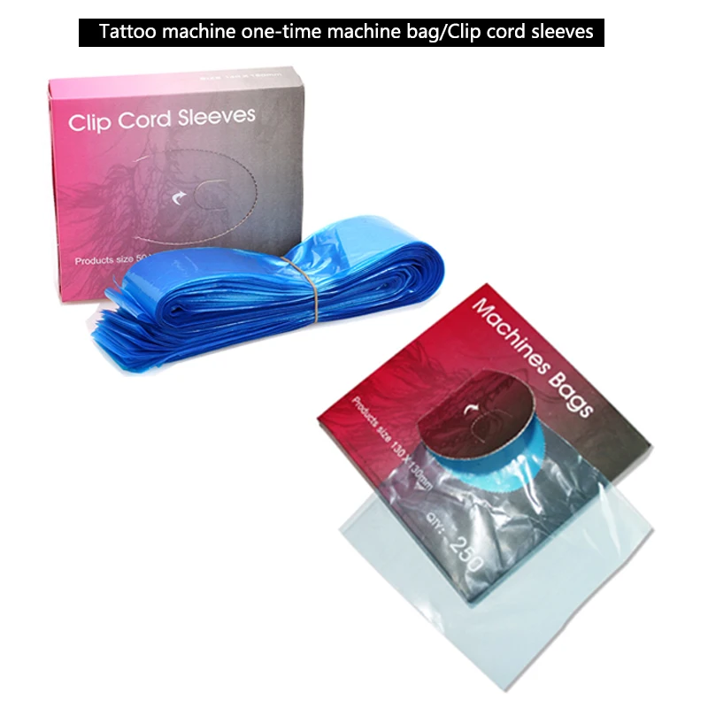125pcs Tattoo Machine Clip Cord machine bag Used for Supply Disposable Covers Bags for Tattoo Machine Tattoo Accessory 250PCS