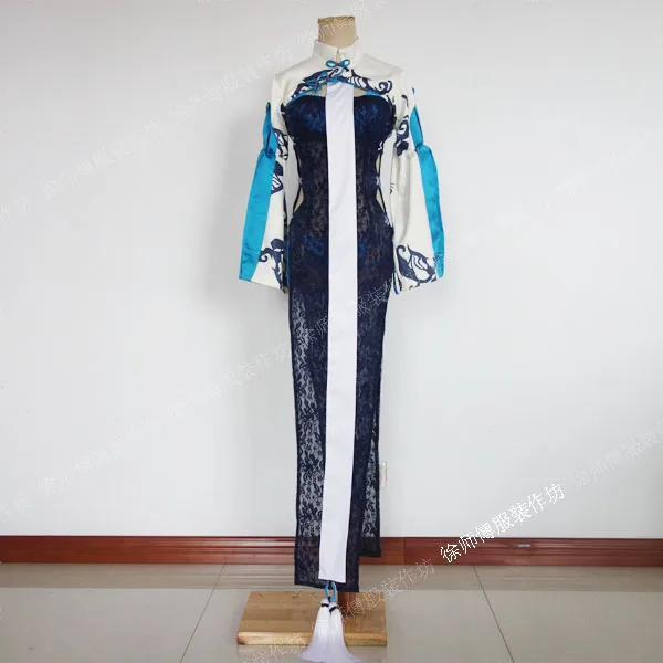 Customized Belfast Cosplay Costume Lunar cheongsam Belfast cosplay costume sexy costume can custom made 001