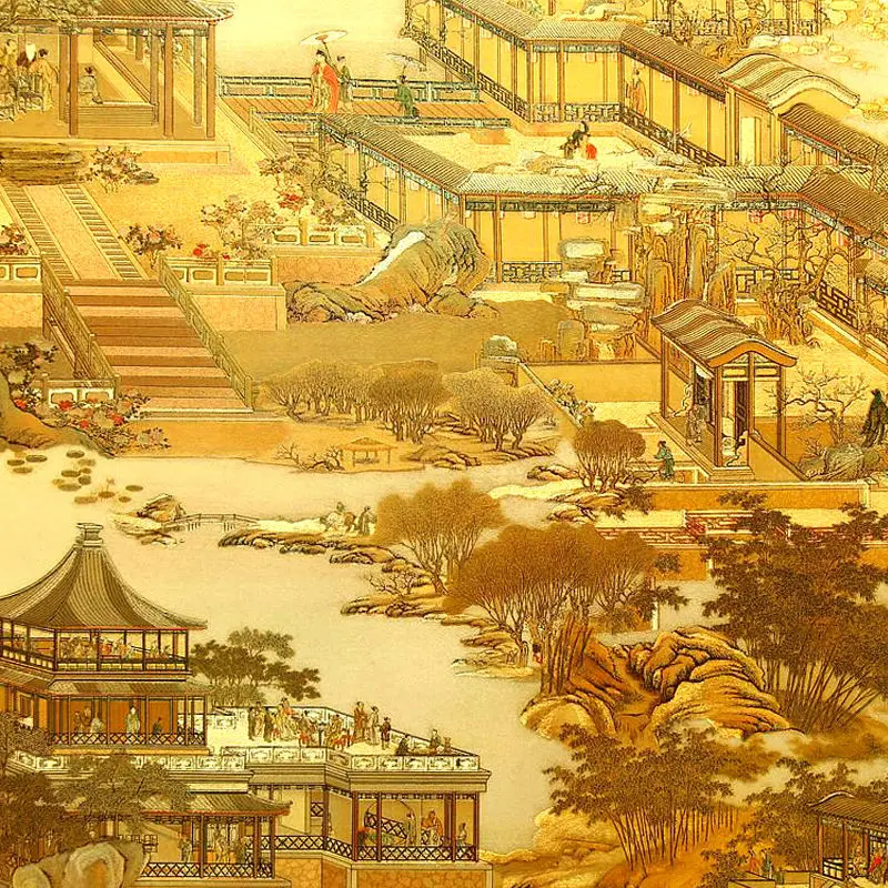 beibehang Golden home wallpaper 3D Chinese gold foil beauty wall paper gold foil wallpaper TV backdrop papel de parede