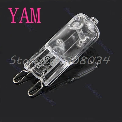 10Pcs/lot G9 Base Bright Halogen Light Bulb 40W 230V