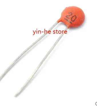 100PCS 20PF 50V ceramic dielectric ceramics capacitors 20pf 50v20P disk capacitor 100PCS