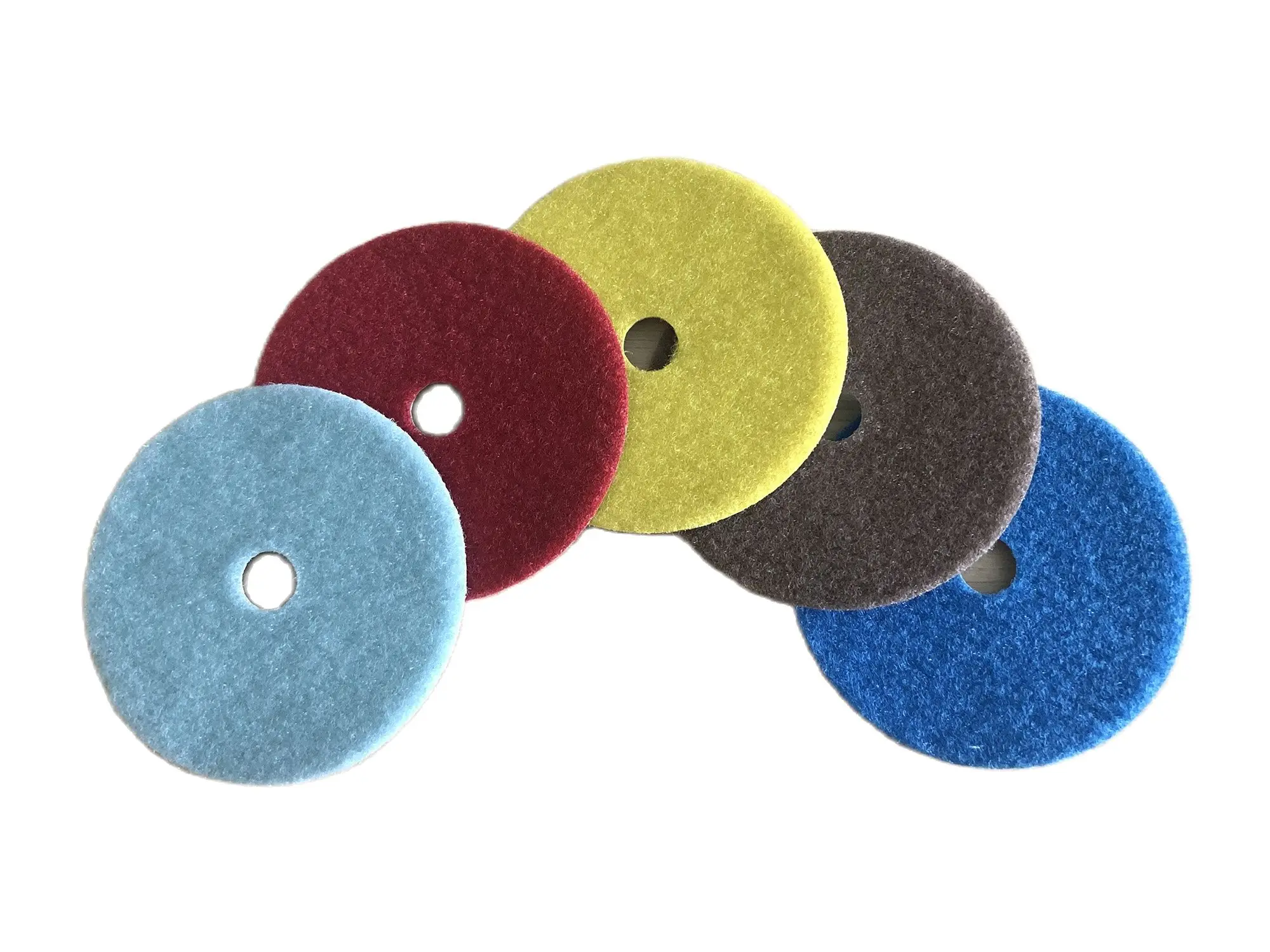 7PCS/Set 4Inch 100MM Diamond Wet Polishing Pad Flexible Abrasive Polishing Disc For Grinding Granite Stone Concrete Floor Marble