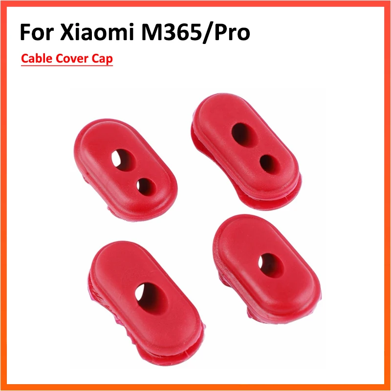 4pcs Rubber Charge Port Cover Cap Plug  For Xiaomi M365/ Pro Pro2 Scooter Sleeve Part