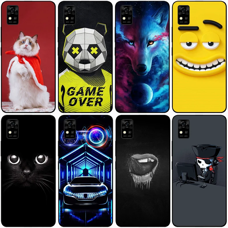 Back Soft Silicone Phone Covers for ZTE Blade A31 for ZTE Blade A51 Mobile Phone Cases for ZTE Blade A71 Bags