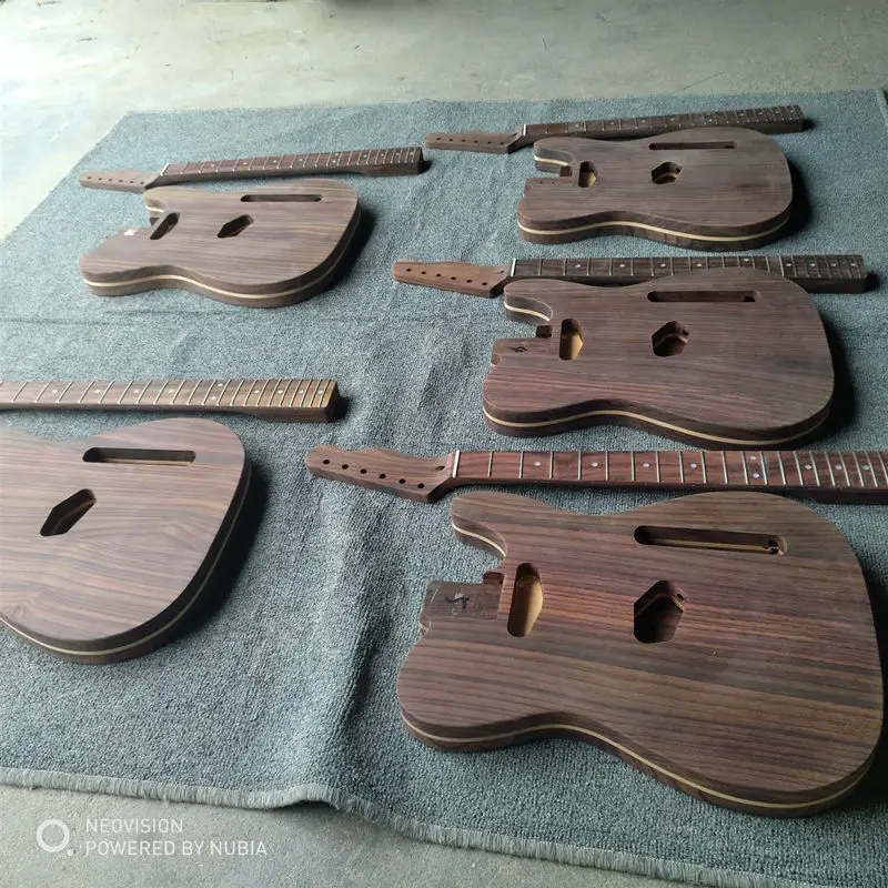 Semi-Finished Rosewood Body and Neck, Custom Made, Various Guitar, Free Delivery