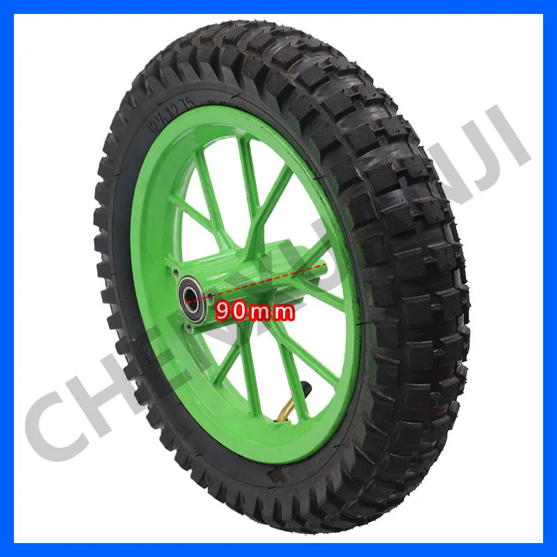 12 1/2 X 2.75 Tyre 12.5 *2.75 Tire with Aluminum Wheel Hub for  Inch 49CC Dirt Bike MX350 MX400 Scooter