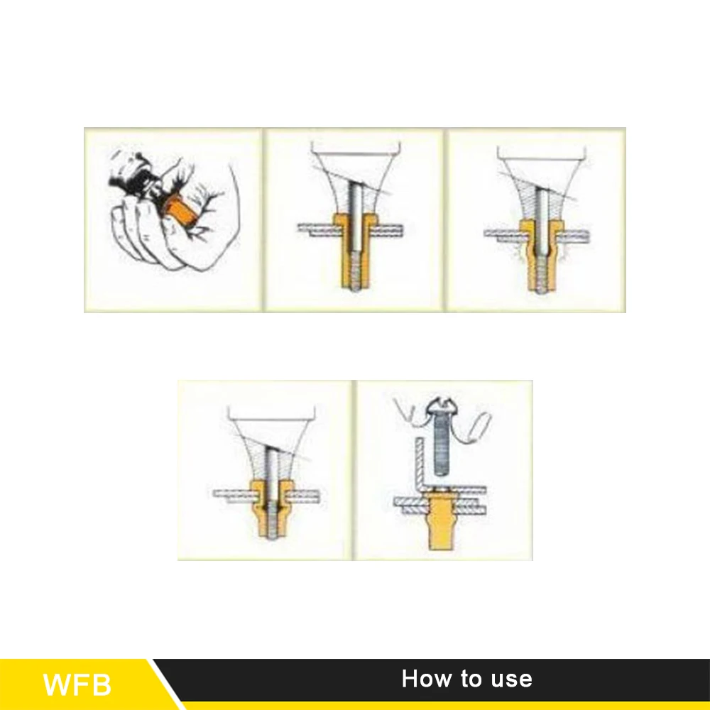 40Pieces 25Pieces M3 M4 M5 M6 M8 M10 Aluminum Alloy Rivnut Flat Head Threaded Rivet Insert Nutsert Cap Rivet Nut