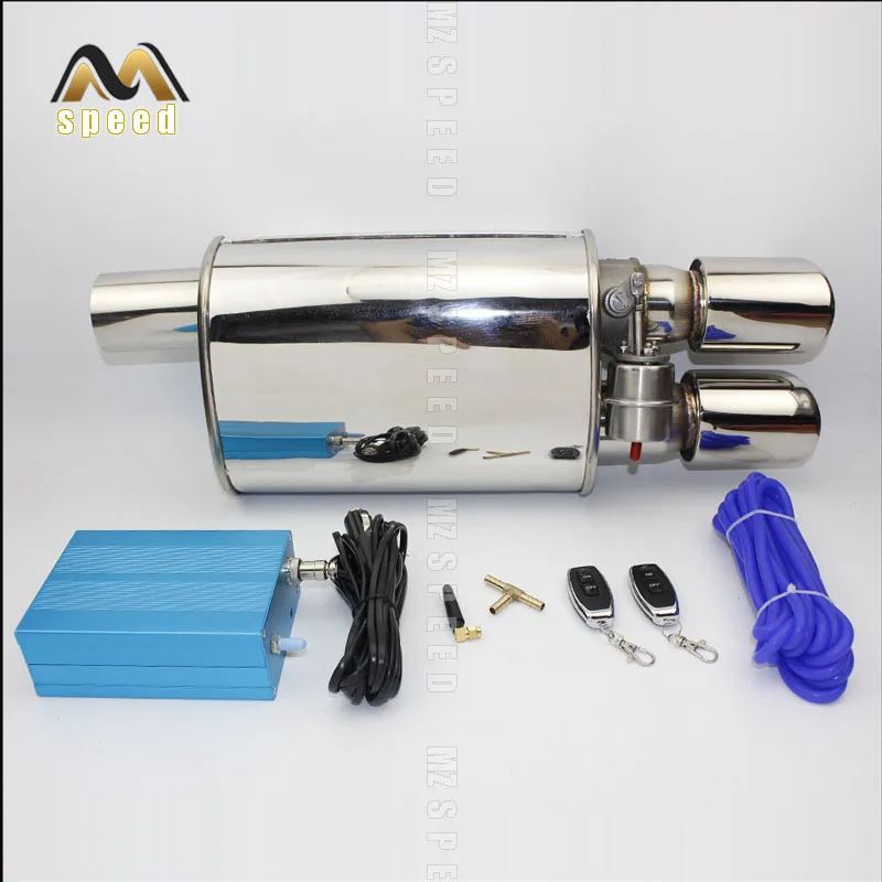 

Accessories car exhaust pipe muffler 304 stainless steel exhaust pipe valve remote control modification muffler