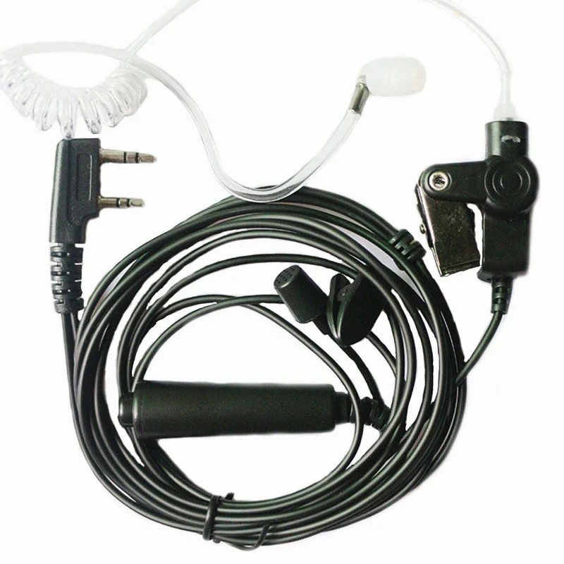 

Bullet Head Covert Acoustic Tube Earpiece Headset Microphone For Kenwood TH-G71A Baofeng UV-5R UVB5 UVB6 BF-480 BF-888S Radio