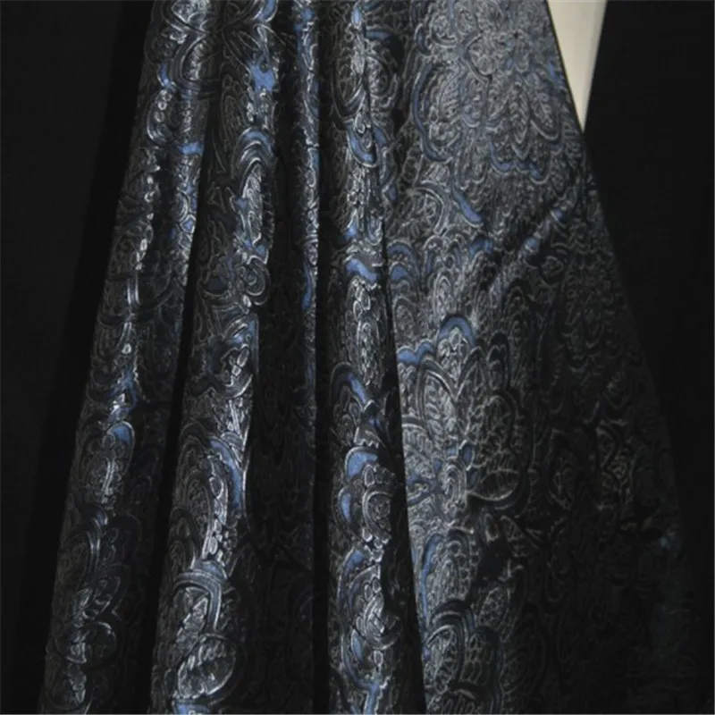 

New Coming Silk Burn Out Textile Silk Opal Fabric For Elegant Queen Lady Suit with Vintage Design