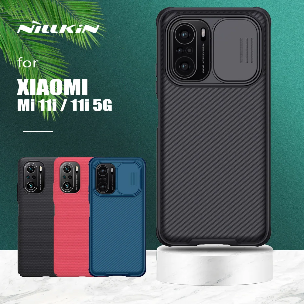 for Xiaomi Mi 11i 5G Case Nillkin CamShield Slide Camera Case Hard PC Slim Frosted Shield Textured Cover for Xiaomi Mi11i Case