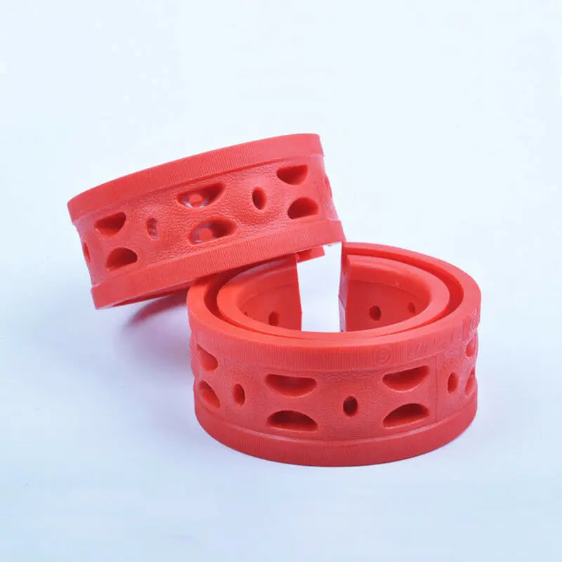 2pcs Red Rear Shock Bumper Spring Coil Cushion Buffer For Mitsubishi lancer ex