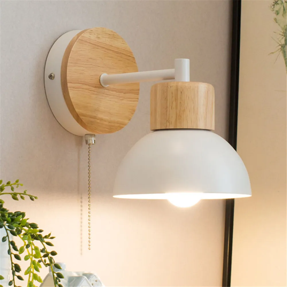 

Modern Led Wall Light Creative Wood Lighting Fixtures for Balcony Staircase Bedroom Bedside Bird Nordic Wall Sconces