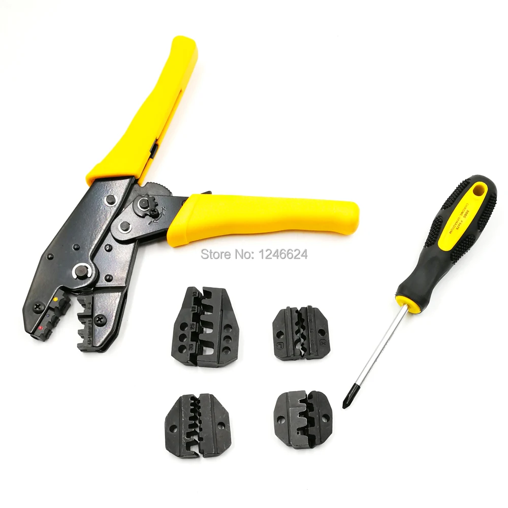 Hand tools ratchet cable crimper plier kit terminal Crimping tool sets range 0.5-35mm2 LXK-30JN